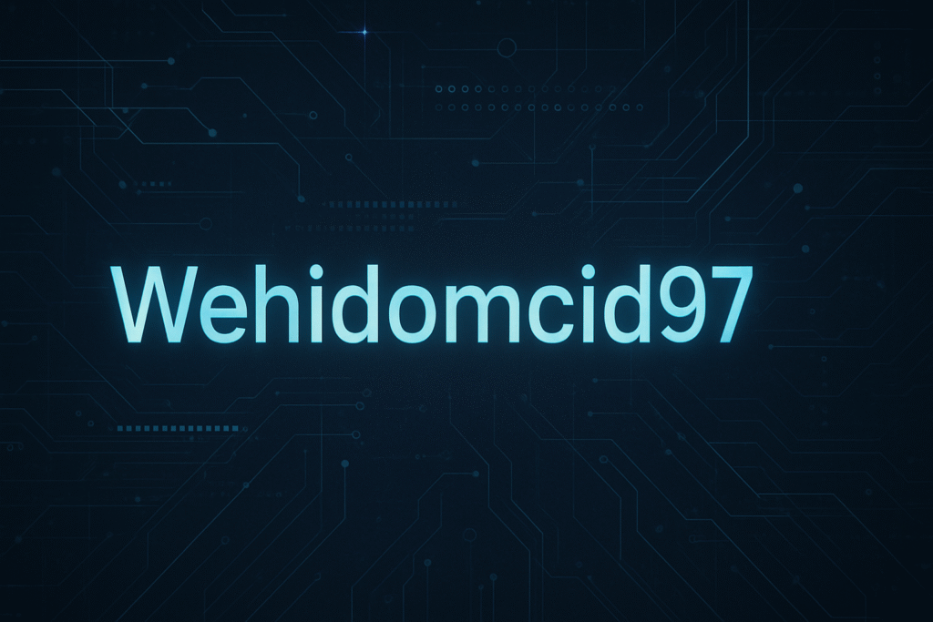 The Digital Essence of Wehidomcid97: A Symbol of Identity, Innovation, and Individuality in the Online Era