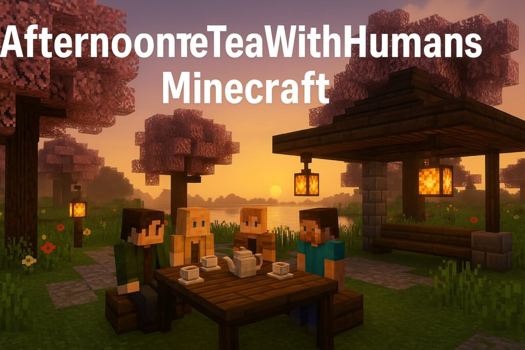AfternoonTeaWithHumans Minecraft: A Serene World of Creativity, Community, and Connection