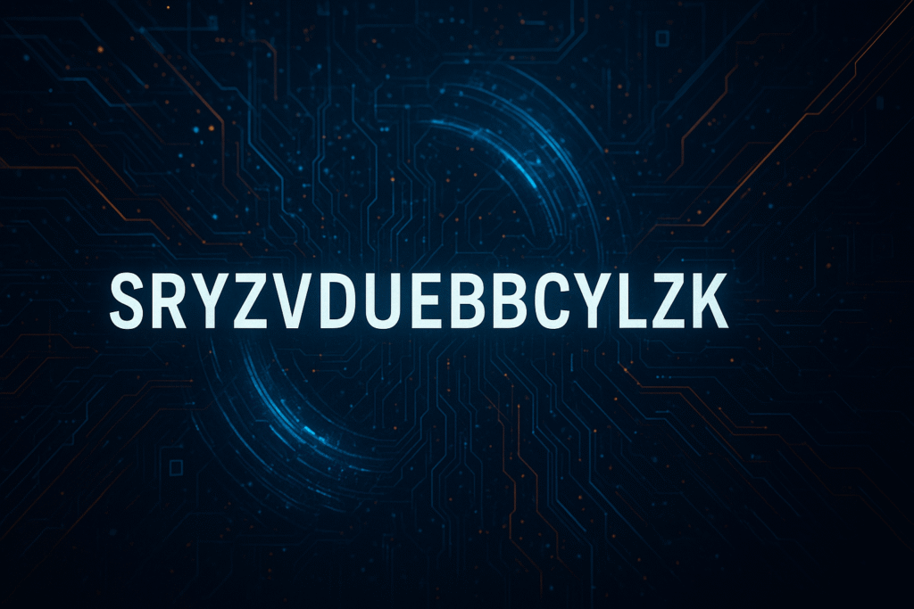 Sryzvduebbcylzk: A Deep Exploration of a Rising Digital Concept