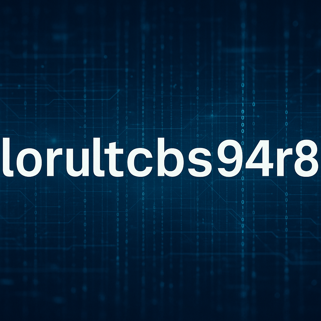 Exploring the Meaning and Digital Importance of ilorultcbs94r8v
