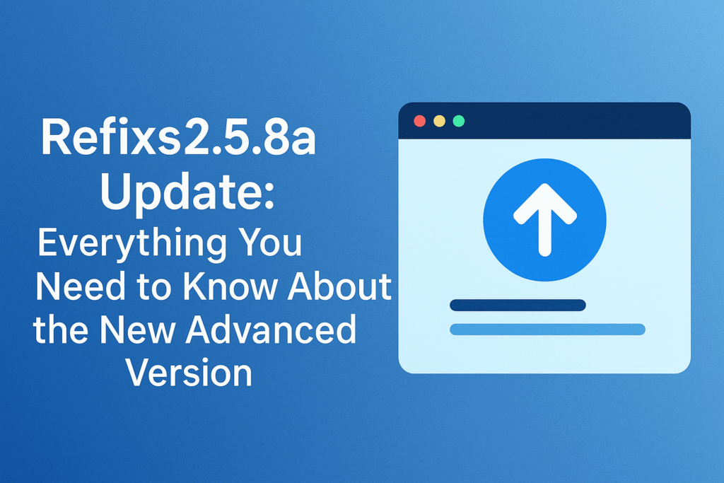 Refixs2.5.8a Update: Everything You Need to Know About the New Advanced Version