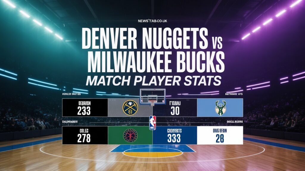 denver nuggets vs milwaukee bucks match player stats