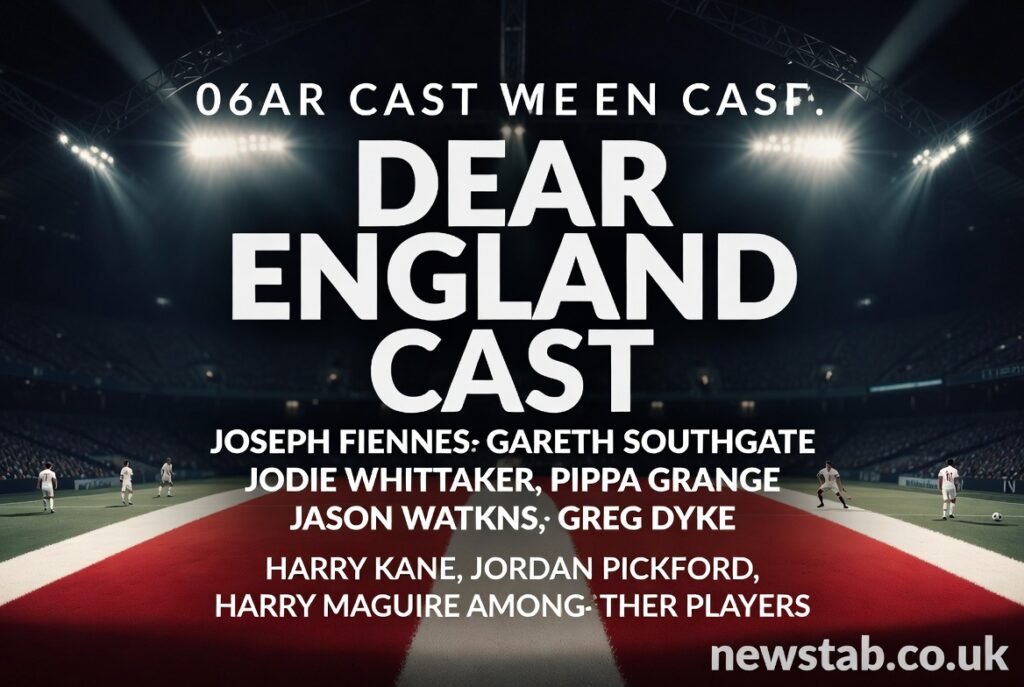 Theater cast list for Dear England