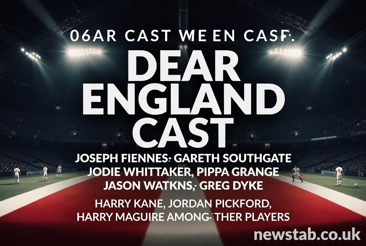 Theater cast list for Dear England